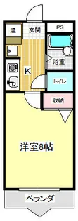 クレスト住吉【3階】の間取り
