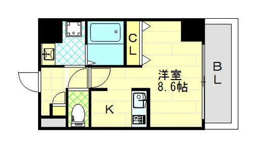 NAKAZAKI66【2階】の間取り