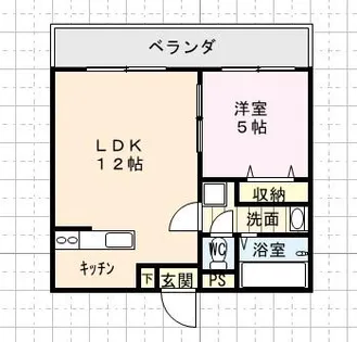 サンフィールド【205号室】の間取り