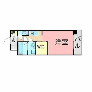 エンクレスト博多駅南Ⅲ【2階】の間取り
