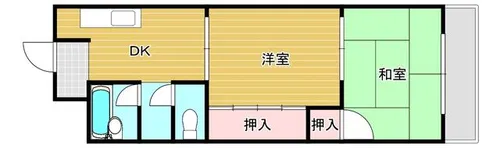 GM本通【2階】の間取り