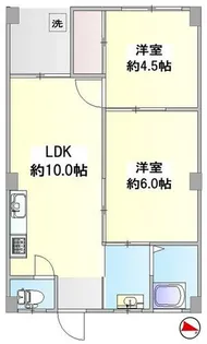 和田宮マンション【3階】の間取り