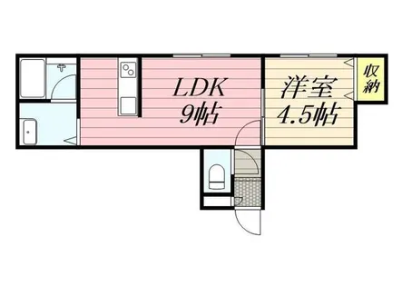 ベルローズ元町【0103号室】の間取り