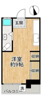 神若マンション【403号室】の間取り