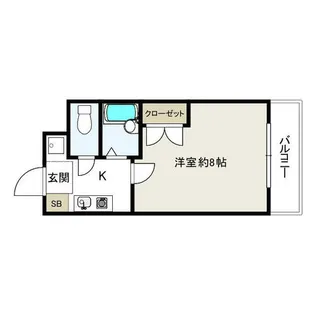 サンビレッジ【1階】の間取り