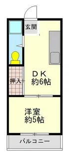 大成マンション【1階】の間取り