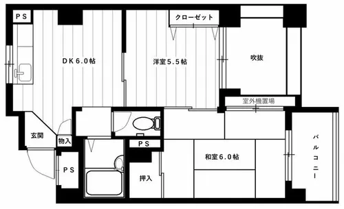 クレ・メゾン【4-C号室】の間取り
