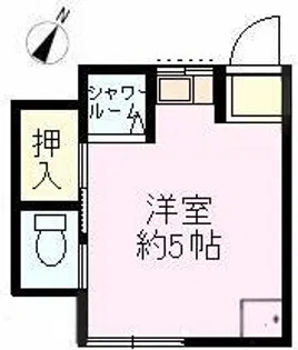 カミムラ文化【102号室】の間取り