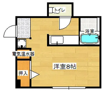白山マンション【303号室】の間取り