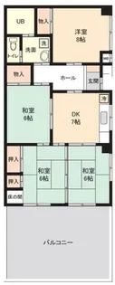 オリエント藤ノ木Ⅱ【205号室】の間取り