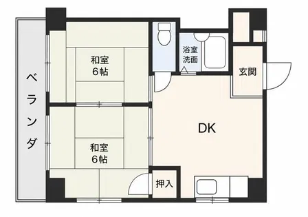グラントピア京橋【7階】の間取り