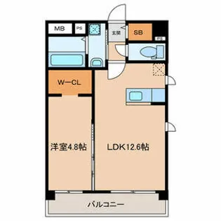 WISTERIA SUITE【0404号室】の間取り