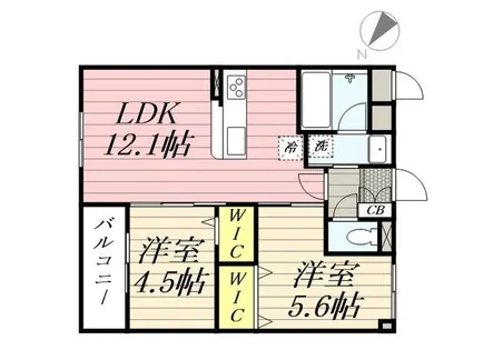LUXCAS大橋【0202号室】の間取り