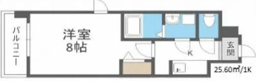 S-RESIDENCE大橋FLUSS.【2階】の間取り