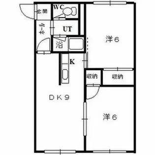第6北海マンション【310号室】の間取り