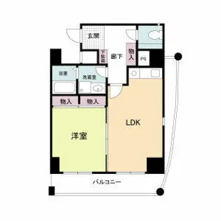 ジョイフル紫野【6階】の間取り