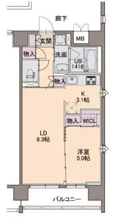 ナカノハイツパート7【303号室】の間取り