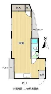 藤ハイツ【2階】の間取り
