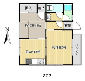 藤ハイツ【2階】の間取り