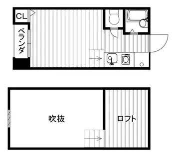 カサブランカⅠ【202号室】の間取り