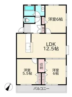 サンフォレスト【201号室】の間取り
