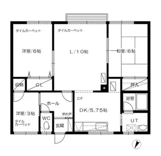 ファラン曙【3階】の間取り