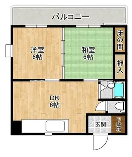 日東興産ビルⅡ【401号室】の間取り