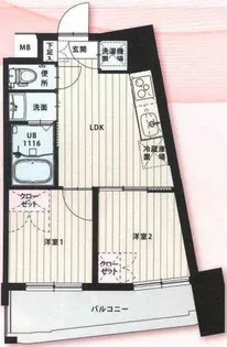 C.O №103-3 Fタイプ【7階】の間取り