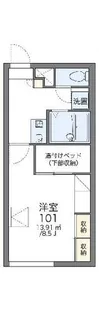 レオパレスモエレ【202号室】の間取り