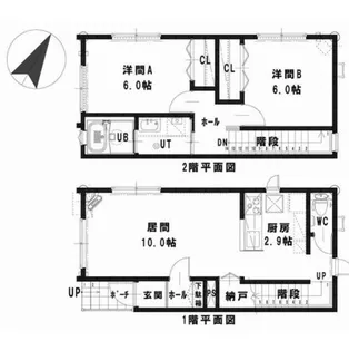 ルミエール 菊水上町4-2Ⅱ【1階】の間取り