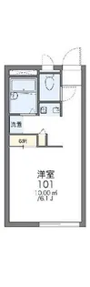 レオパレスシュロス【105号室】の間取り