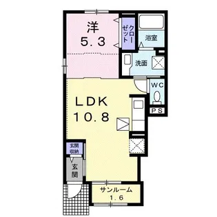 DK SELECT 宝殿 Ⅰ【1階】の間取り