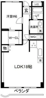 グローバル高田【3-F号室】の間取り