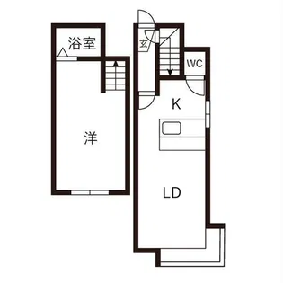 ル・シエル月寒【101号室】の間取り