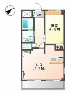 スカイ アイビー【2階】の間取り