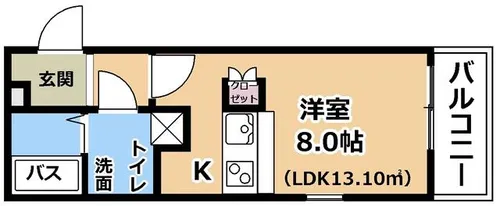 Trees court【1階】の間取り