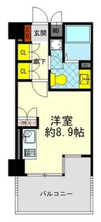 ソフィットクラブ【6階】の間取り