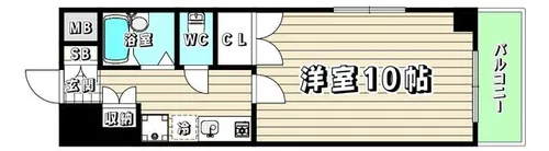 喜八マンション【3階】の間取り