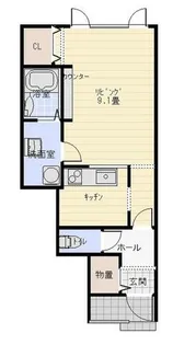 Stump (スタンプ)【103号室】の間取り