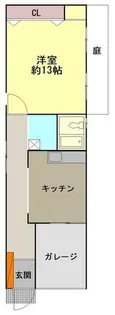 ハイツ出島海岸通【101号室】の間取り