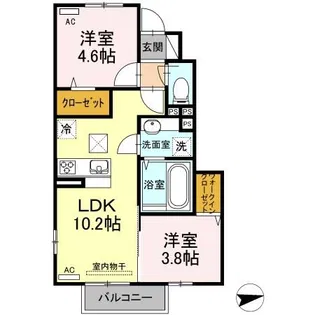 Sun forest【1階】の間取り