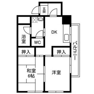 メゾンドエクセル常滑東館【1階】の間取り