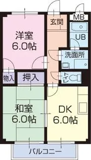Surplus Two 二番館 B【2階】の間取り