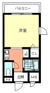 エンゼル・サン【205号室】の間取り
