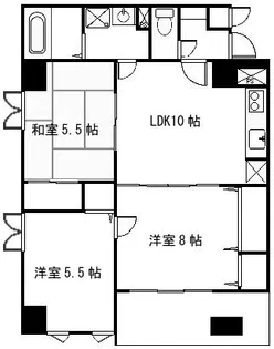 ラビリント川島【405号室】の間取り