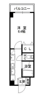 ペンペック【602号室】の間取り