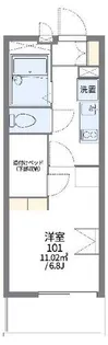 レオパレスブランシュ【1階】の間取り