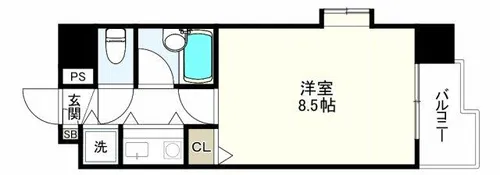 フォーラム南福岡【5階】の間取り