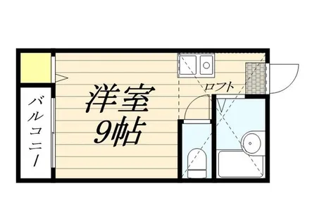 サンリバー天神南【0201号室】の間取り