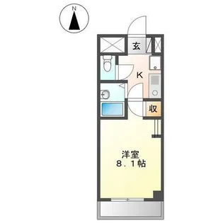 アイネシュタット【4階】の間取り